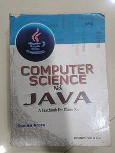Computer Science with JAVA Textbook Class XII