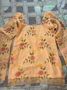 Floral Print Kurta Set