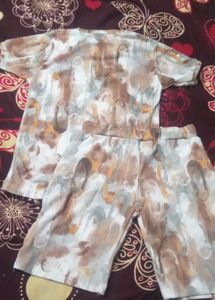 Stylish Abstract Print Co-ord Set