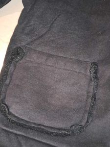 Black Faux Fur Lined Jacket