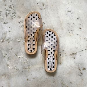Cute Polka Dot Flat Sandals