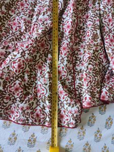 Floral Wrap Midi Dress