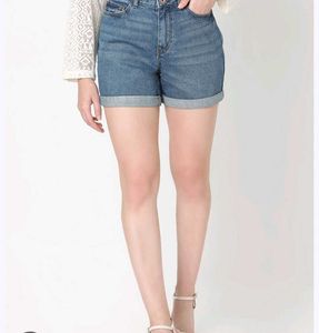 Blue Denim Shorts