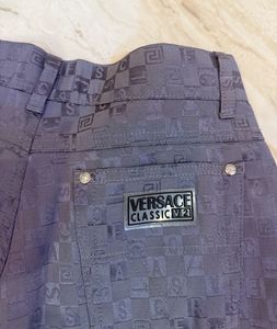 versace Grey Patterned Jeans