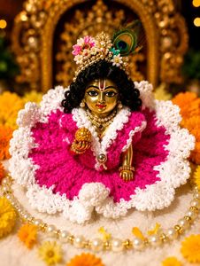 Handmade winters clothes for laddu gopal