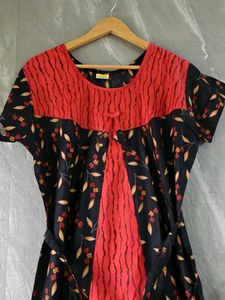 new pure Cotton Nightdress with Floral Print