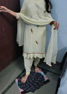 Elegant Yellow Kurta Set with Dupatta