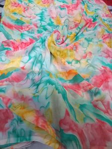 Vibrant Print Saree
