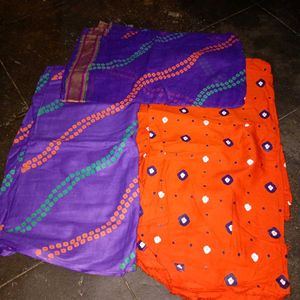 Vibrant Bandhani Kurta Set Material