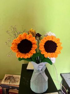 Handmade Crochet Sunflower