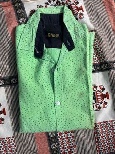Green Dotted Shirt