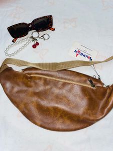 Stylish Striped Waist Bag