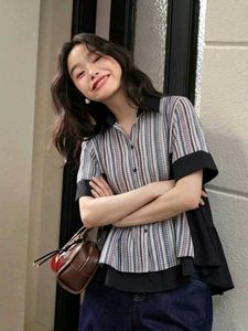 Korean Pintrest Unique Patterned Tunic Top