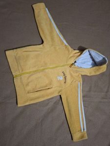 Kids Yellow Zip-Up Hoodie