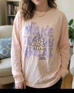 Long Sleeve "Radiate Positivity" Graphic Tee