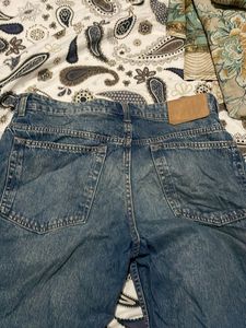 Ripped Wide Leg Jeans