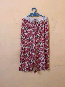 Floral Wide Leg Palazzo Pants