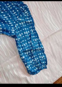 Blue Printed Kurta