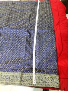 Elegant Banarasi Handloom bedsheet with pillow 🆕