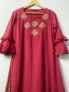 Stylish Double Layer Kurta Dress