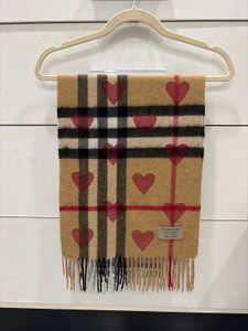Burberry Heart Print Scarf
