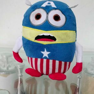 Captain America Minion Plush Toy