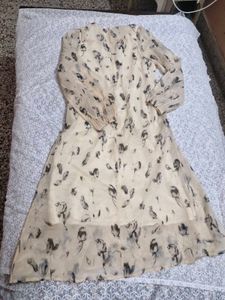 Elegant Floral Print Midi Dress