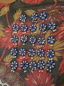 Navy Blue Handmade Patches