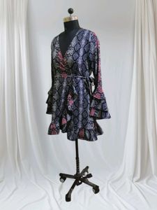 Animals Print Shrug Styles Dress 💕
