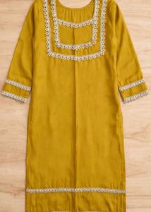 Beautiful Yellow Kurta Set with Dupatta