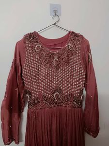 Embroidered Anarkali Dress