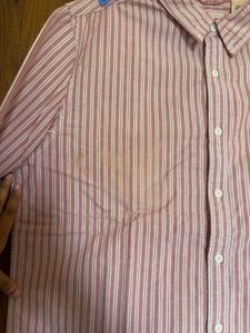 Levi's Striped Button-Up Shirt and pant