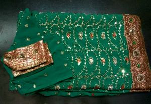 Embroidered Saree