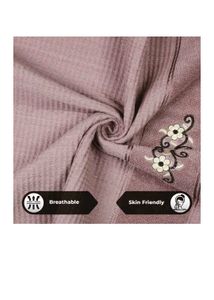 Embroidered Bath Towel