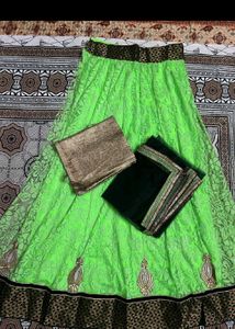 Green 💚 Lehenga +Choli + Dupatta