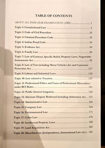 AIBE Subject-wise Solved Papers 2012-2021