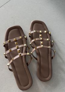 Studded Flat Sandals