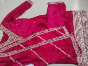Stunning Pink Embroidered Kurta Set