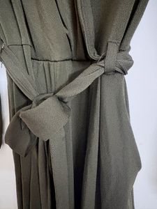 Olive Green Wrap Jumpsuit