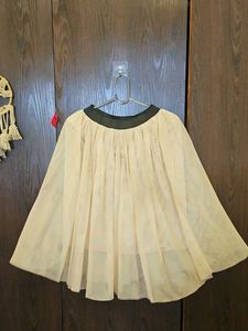 Elegant Cream tule Skirt