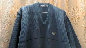 Vintage Knit V-Neck Sweater