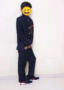 Boy's Navy Blue Suit