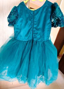 Sparkling Teal Party Dress