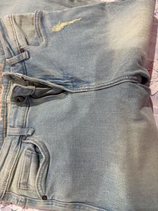 bootcut yellow fade blue  Jeans