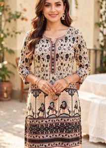 Elegant Printed Kurta Set
