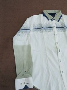 Stylish White Men's Shirt