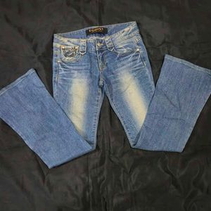 Y2K Lowrise EGOIST Flare Jeans