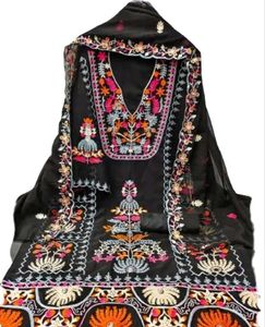 Embroidered Kurta Set with Dupatta