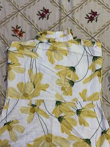 Floral Print Button-Down Midi Dress
