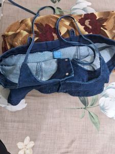 Demin Open Jacket/never Used